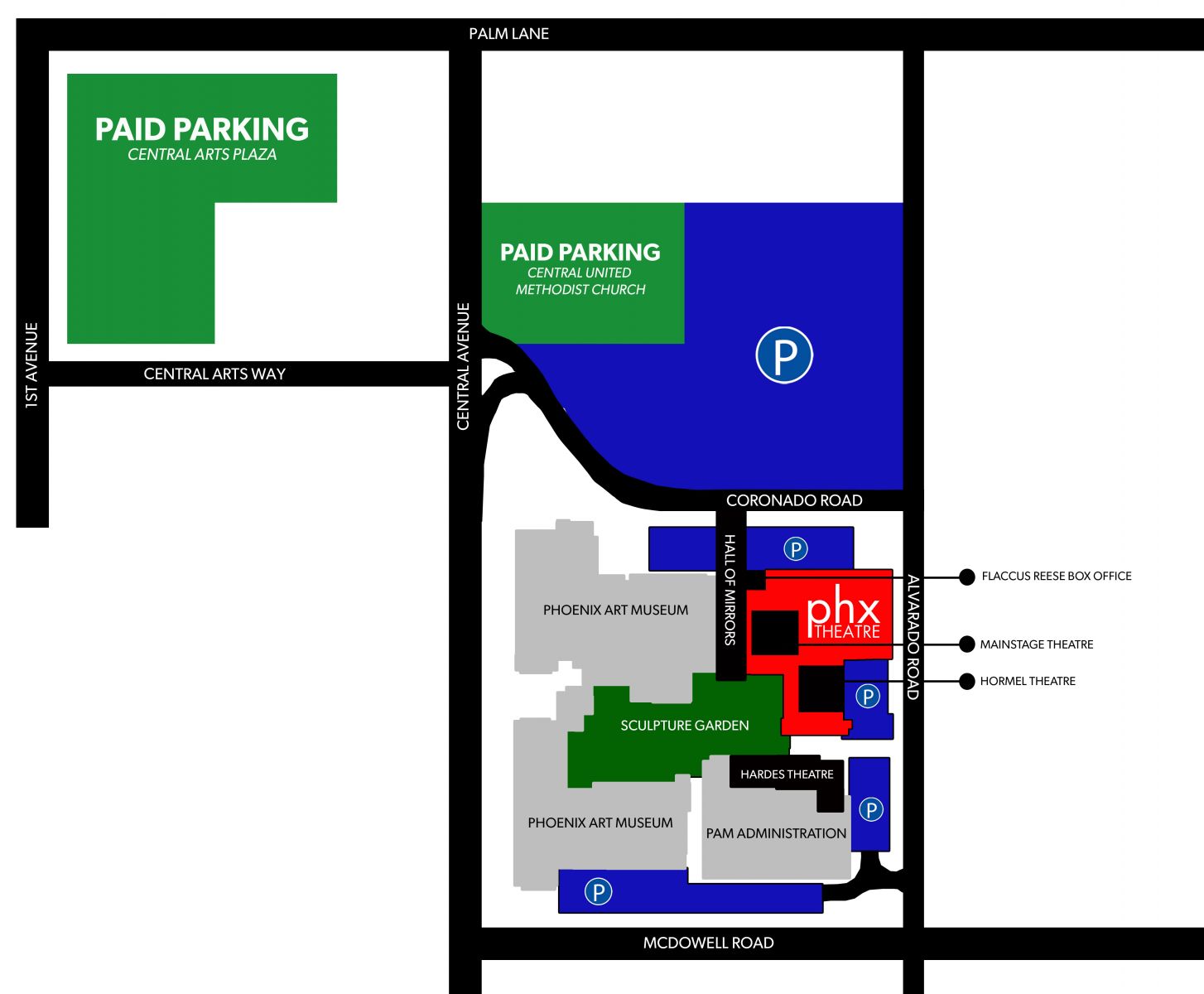 Directions + Parking Information Phoenix Theatre