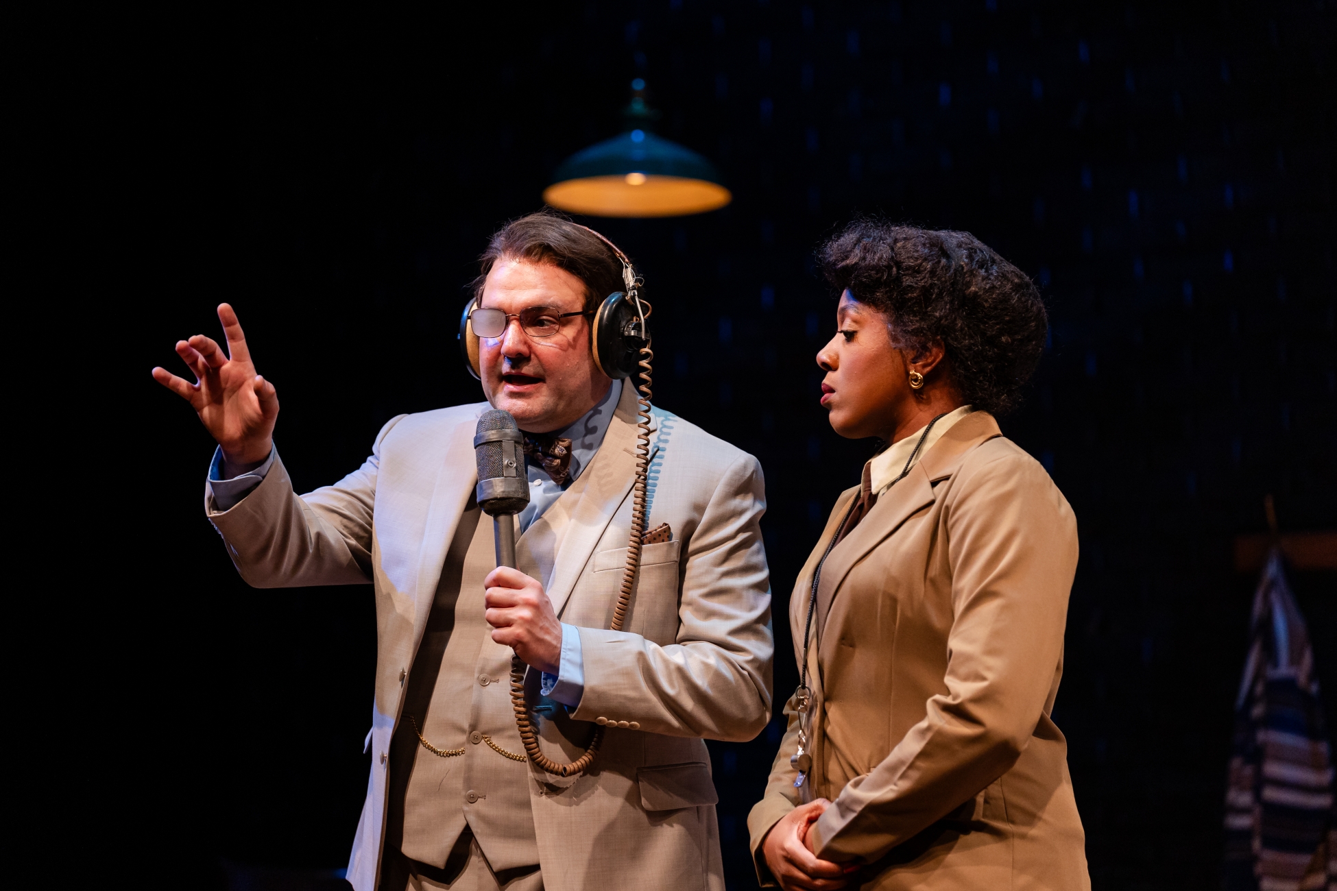 Louis Farber and Racquel McKenzie in The Truth About Winnie Ruth Judd, photo credit Brennen Russell