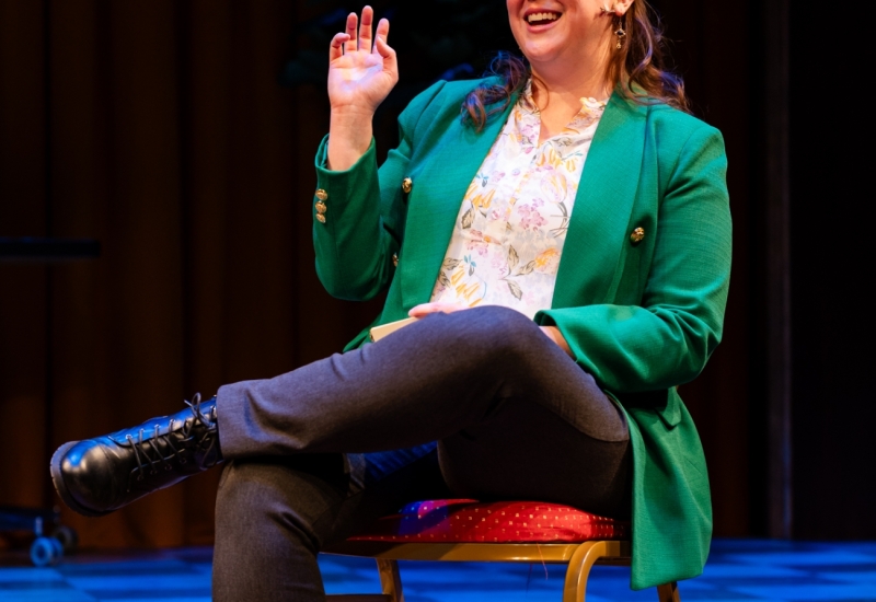 Kate Haas as Heidi in What the Constitution Means to Me, photo by Brennen Russell
