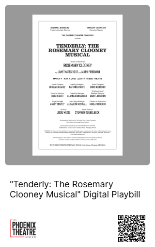 Tenderly: The Rosemary Clooney Musical digital Playbill
