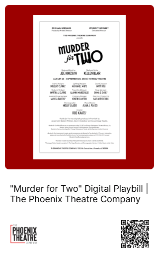 Murder for Two Digital Playbill