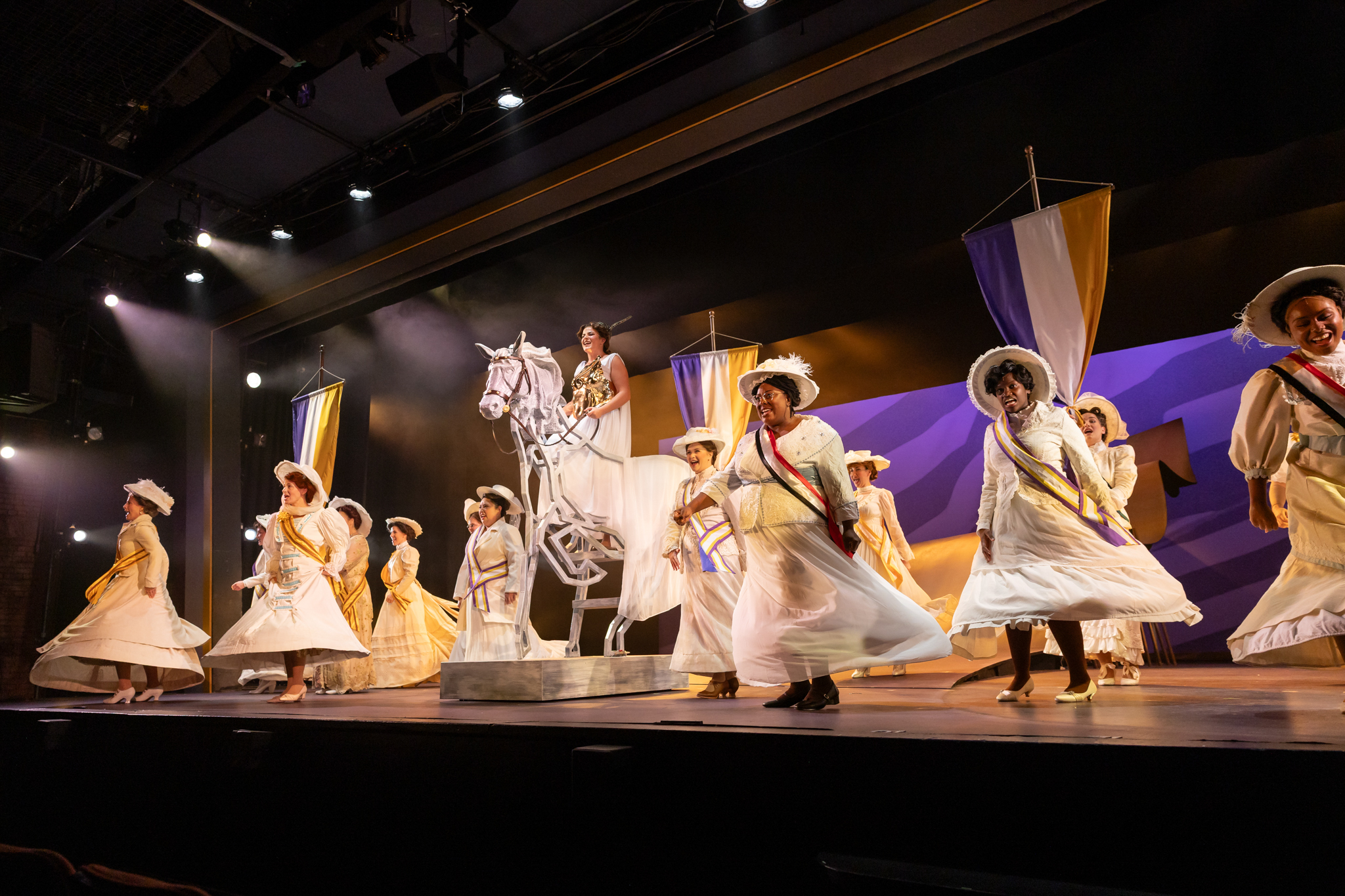 The cast of 'Suffs'. Photo by Brennen Russell.